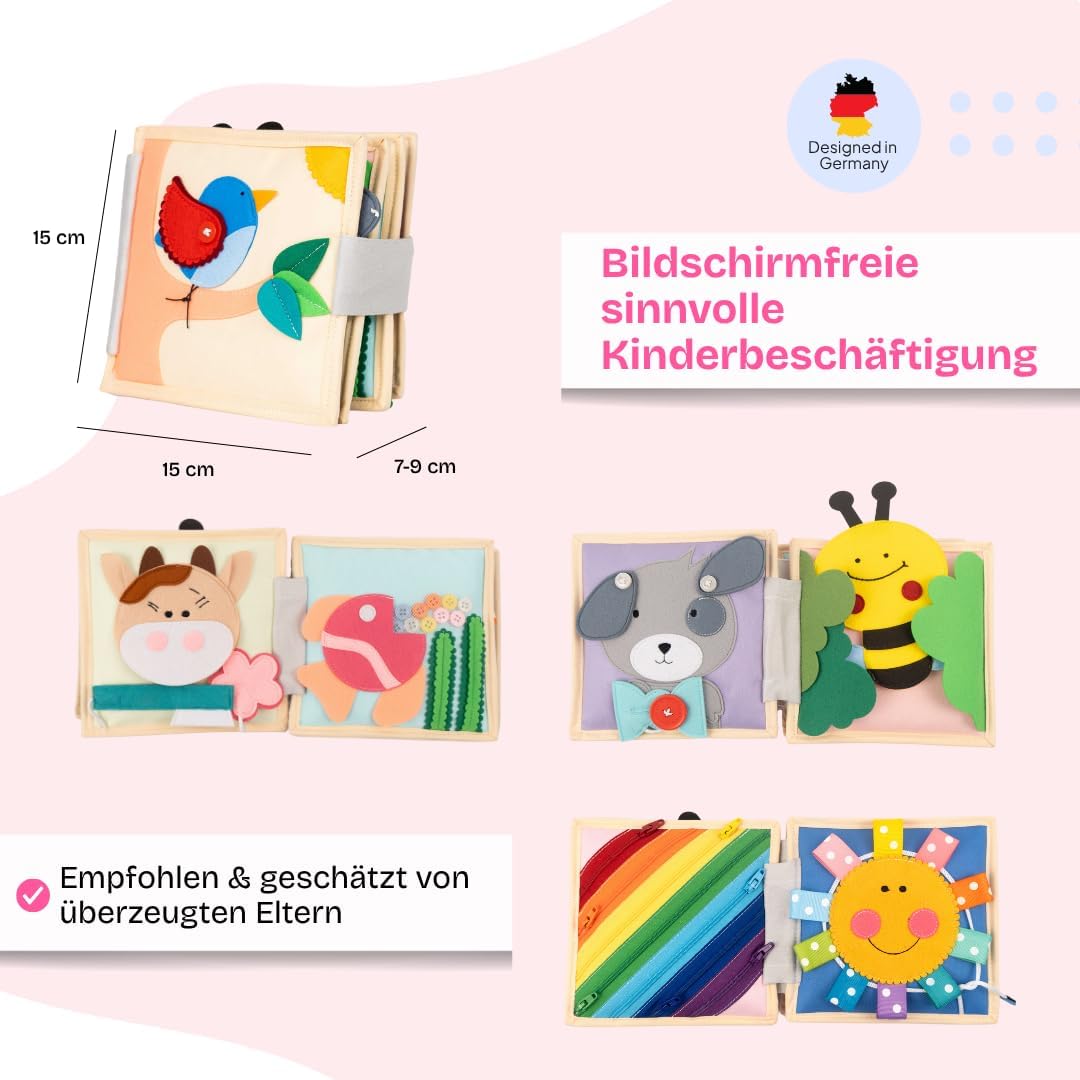 Motorikbuch "Magischer Vogel" Montessori