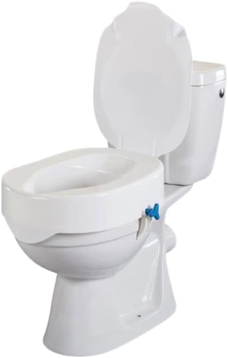 Toilettensitzerhöhung mit Deckel (15 cm)