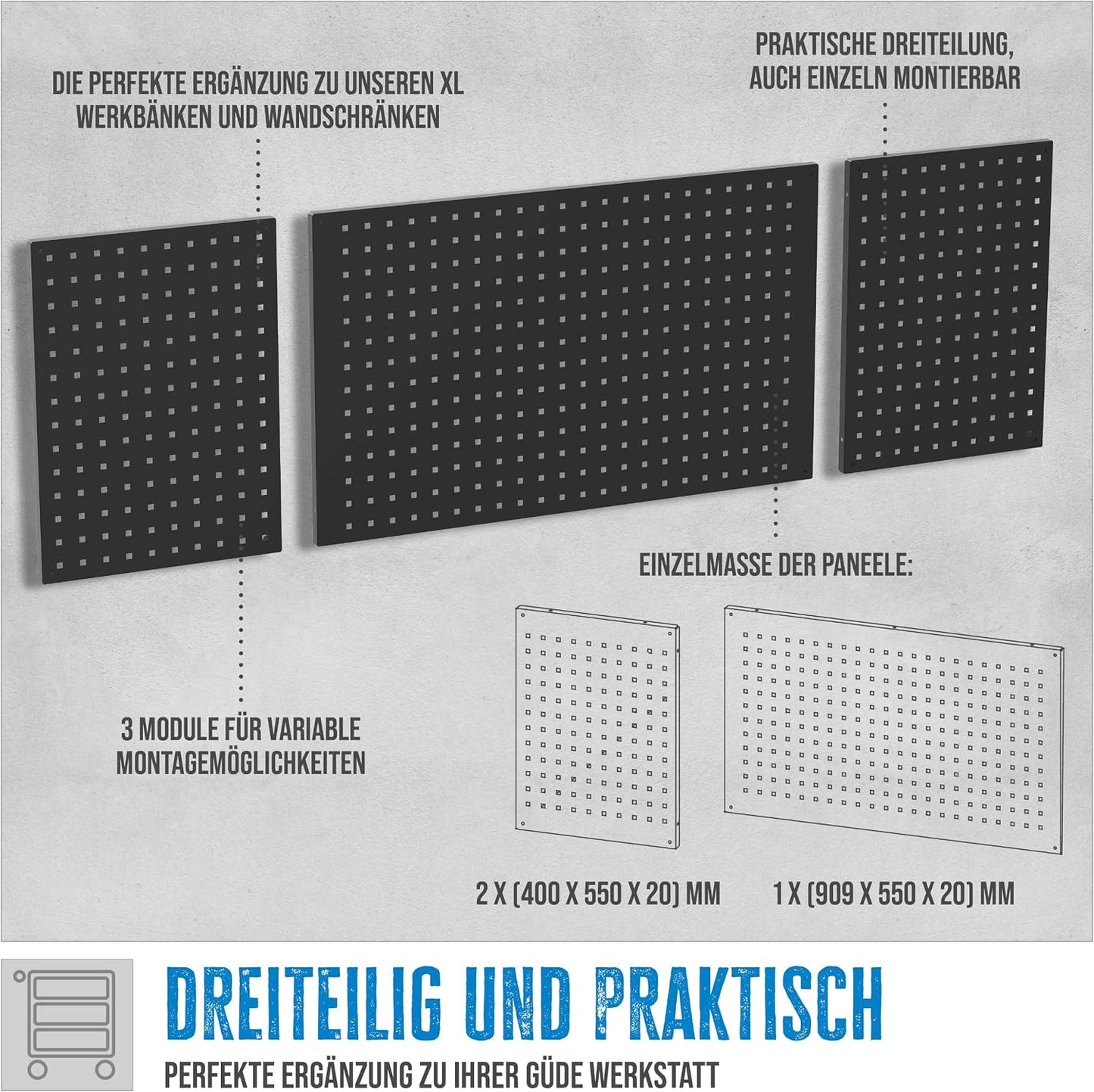 Lochwand-Set GL 1709 XL