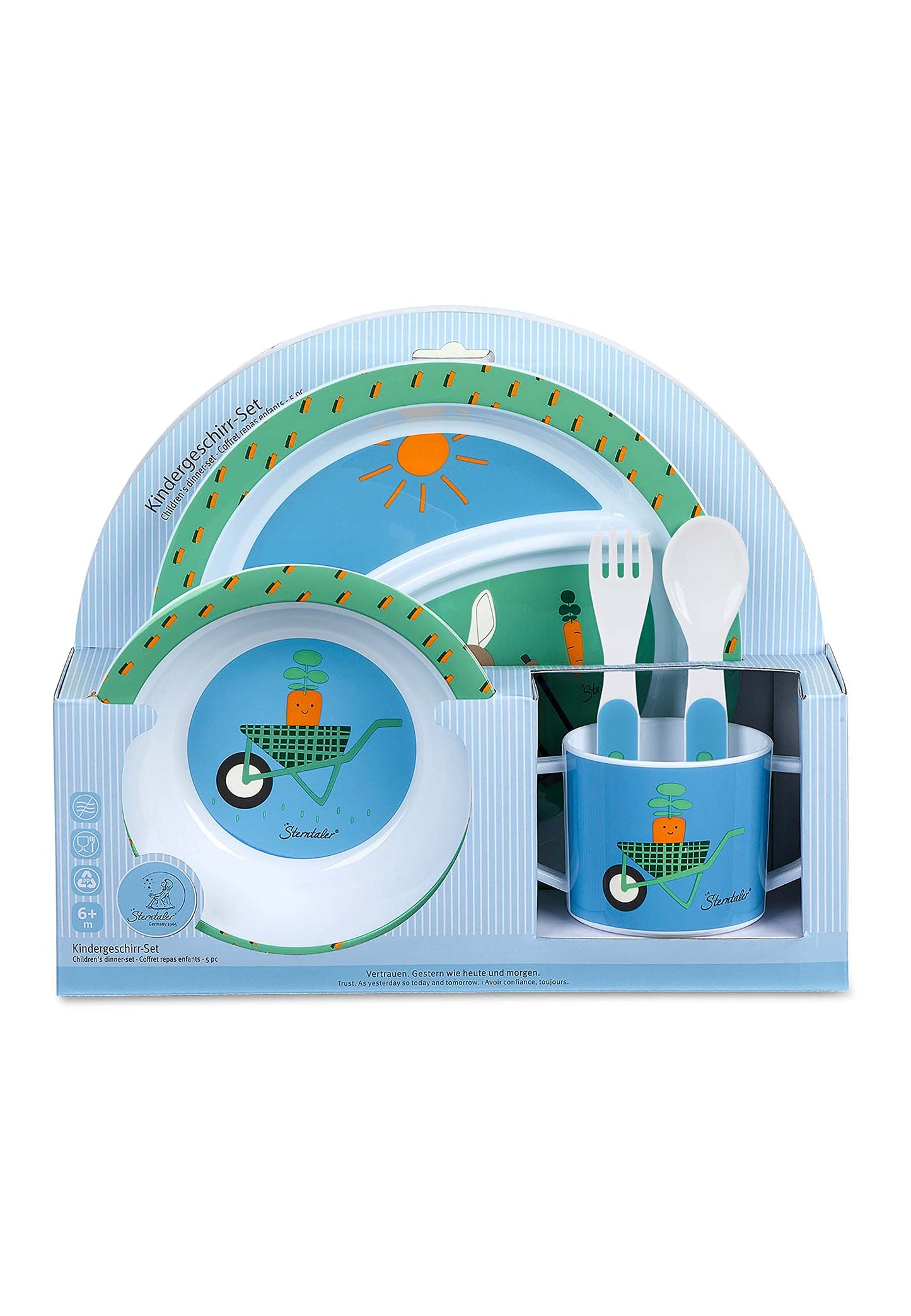Kindergeschirr-Set, EmmiGirl Rosa