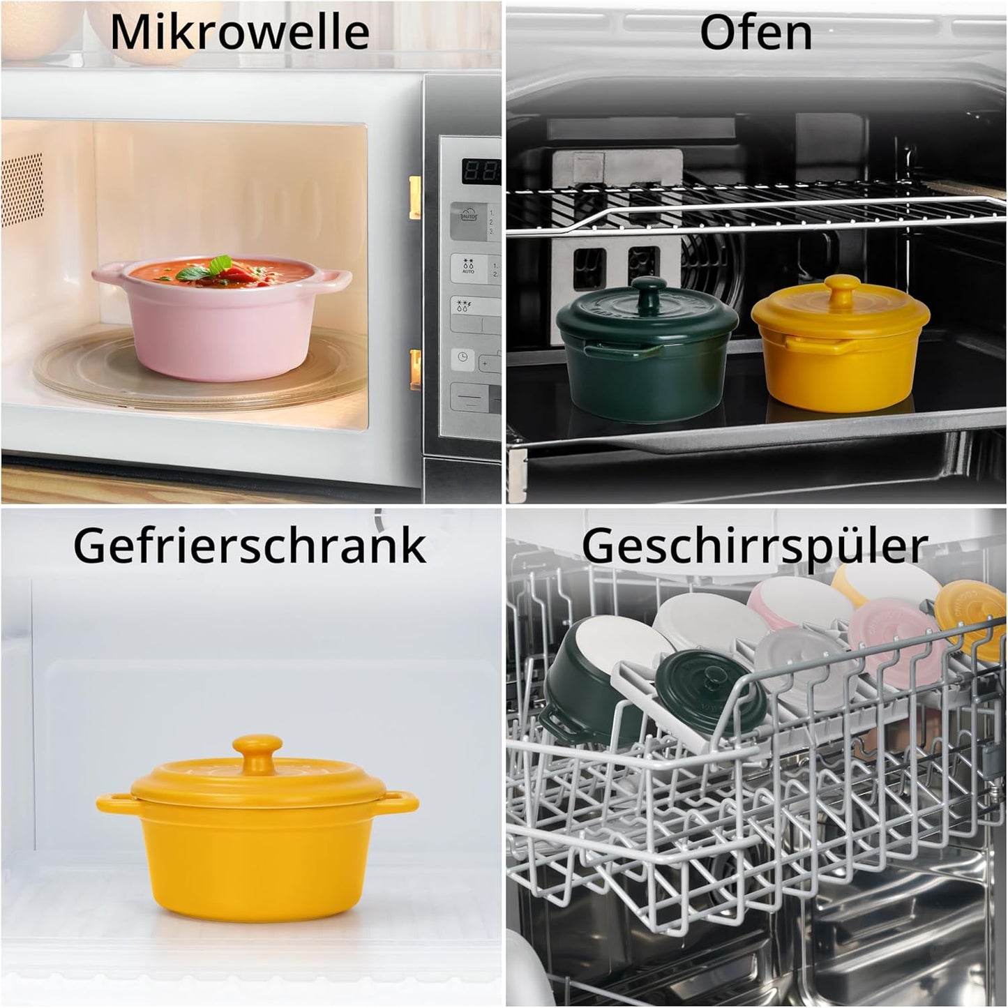 Porzellan Auflaufformen-Set
