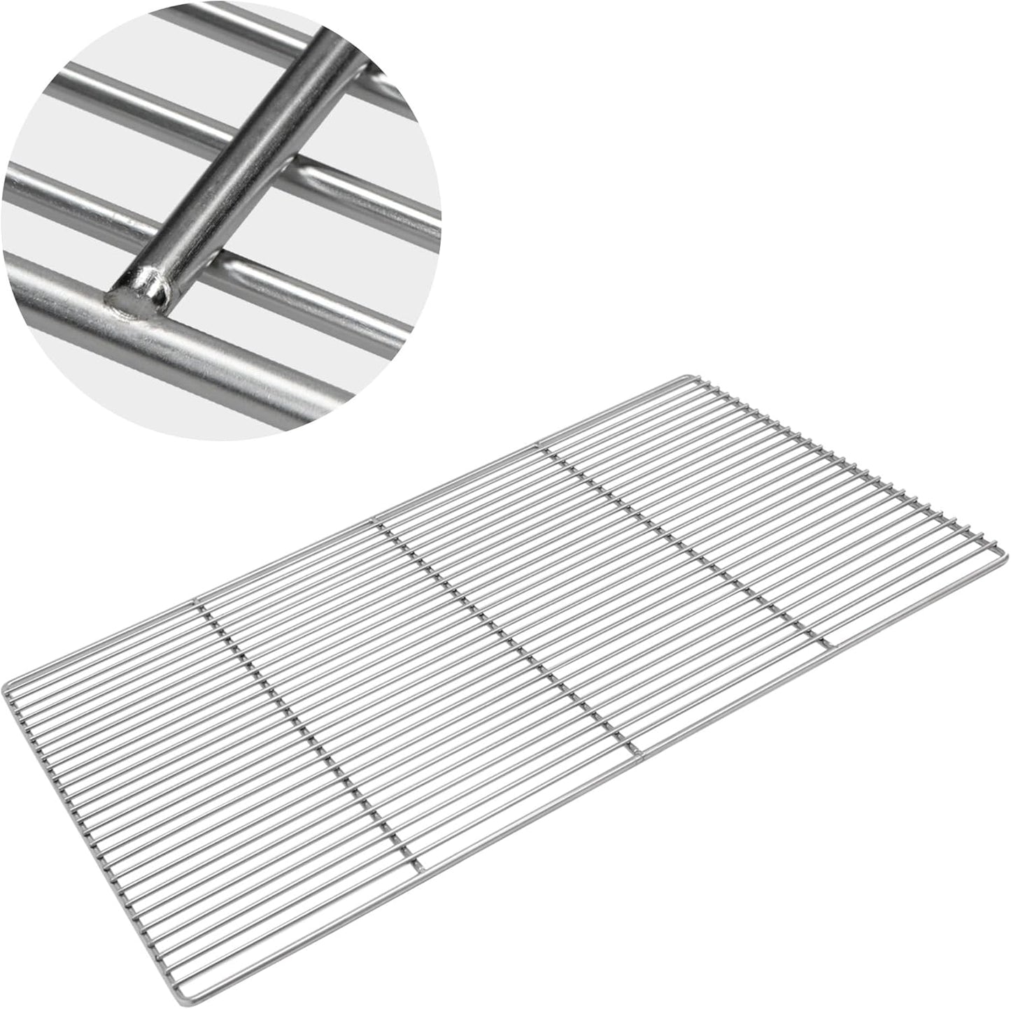 Grillrost mit abnehmbarem Griff, 67 x 40 cm mit Griffen