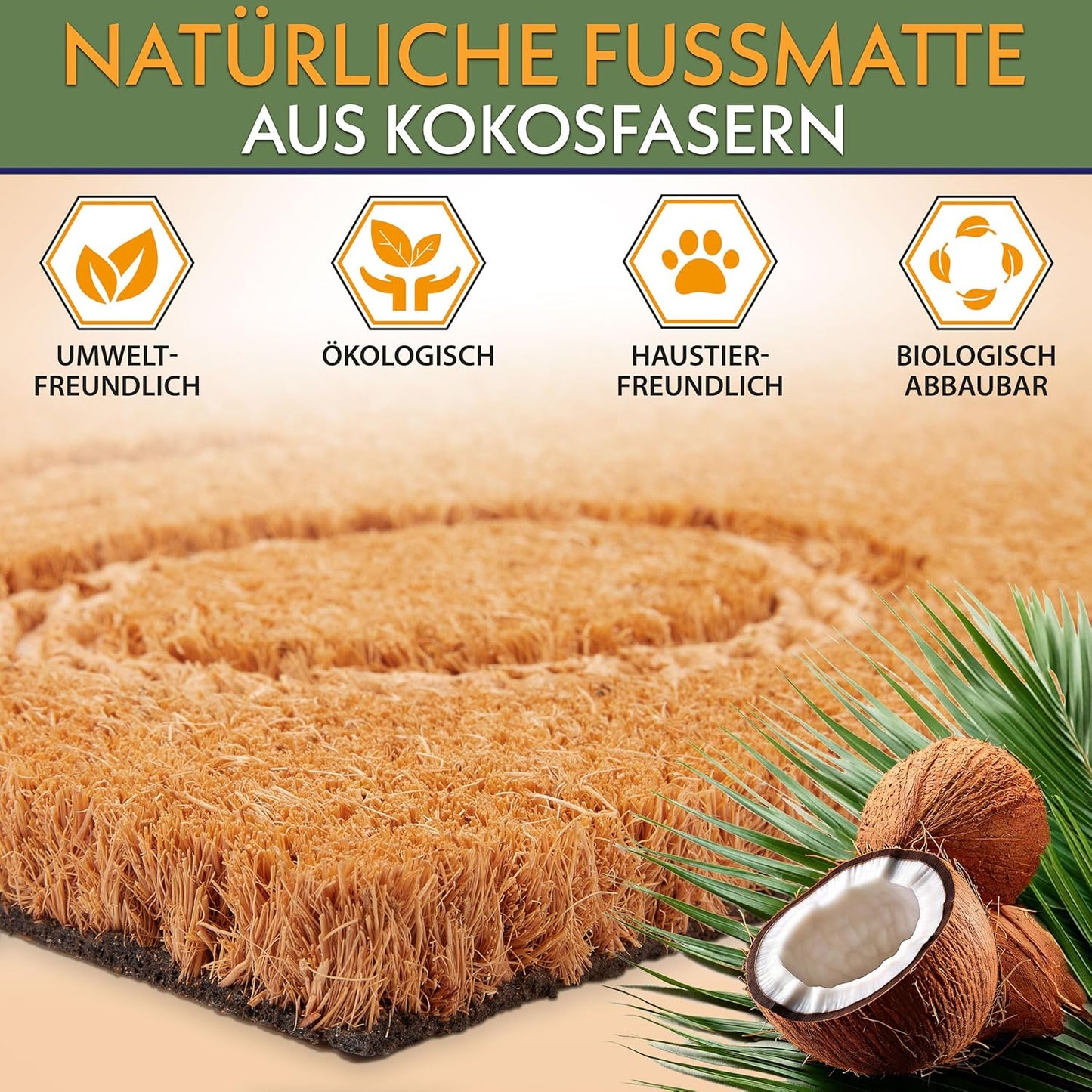 Antirutsch Fussmatte, Hello