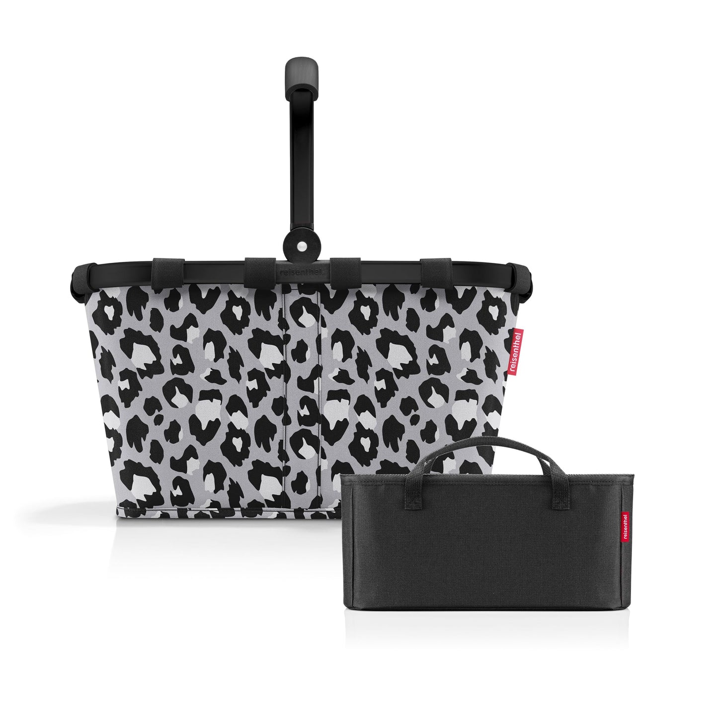 Einkaufskorb-Organizer Set mit Carrybag Frame, Leo Nero + Black