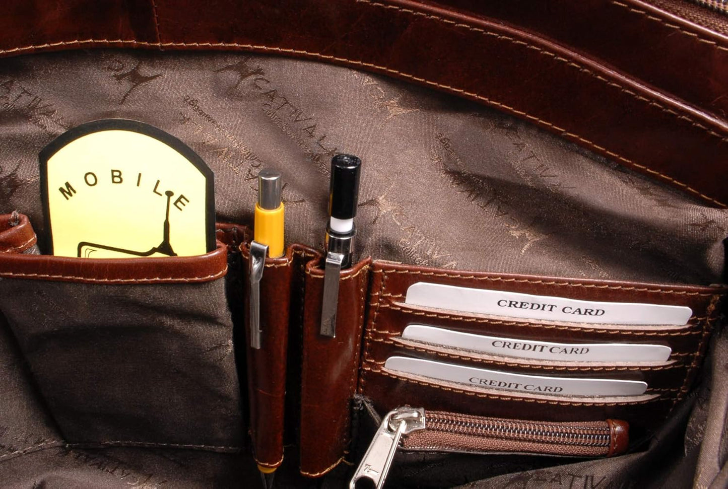 Laptoptasche Helena, XL Braun