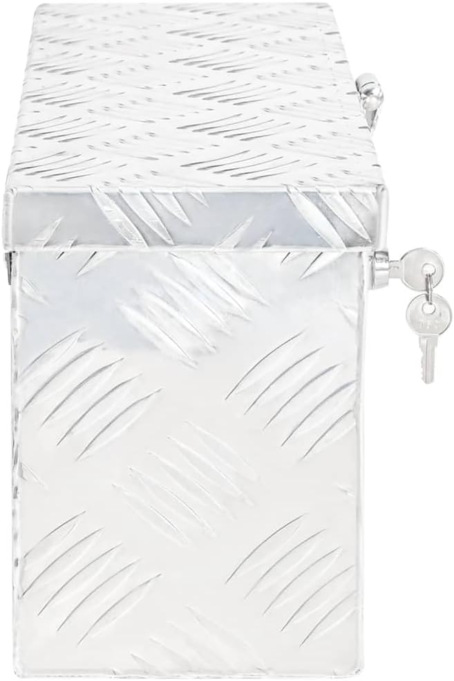 Aluminium Transportkoffer (50 x 15 x 20,5 cm), 50 x 15 x 20.5 cm Silber