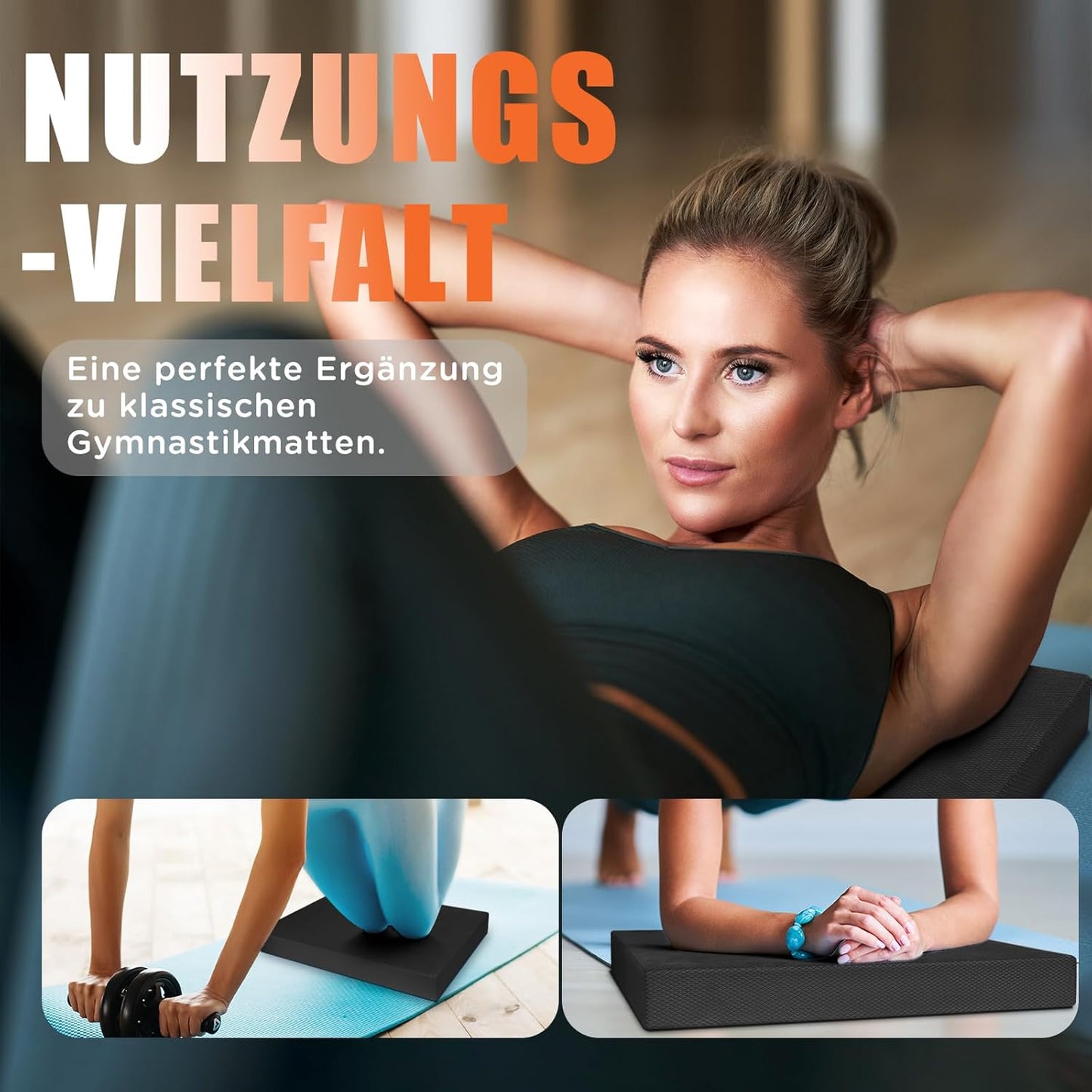 Premium Balance Pad, Schwarz XXL