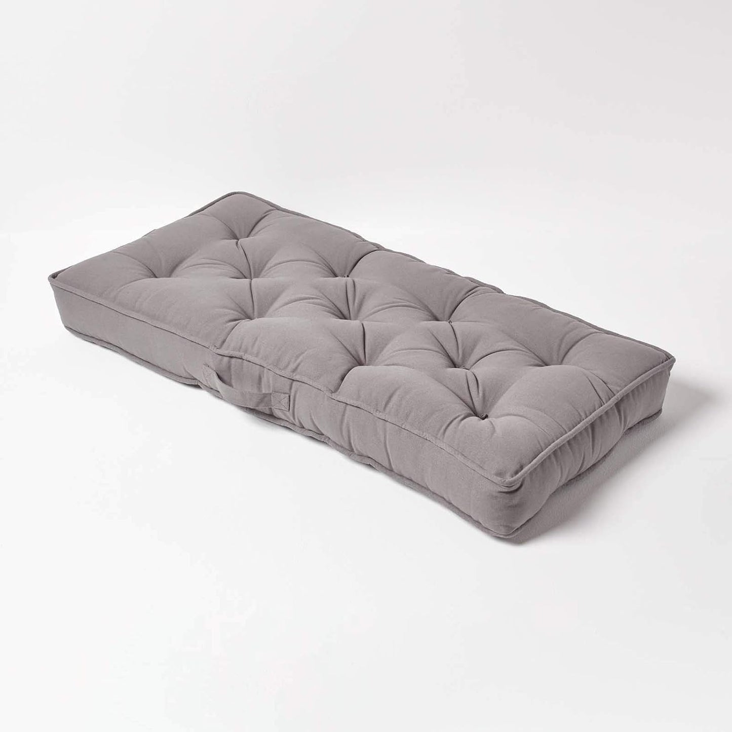Sitzerhöhung Sofa-Auflage für 2-Sitzer, Grau 100 x 48 cm (2-Sitzer)