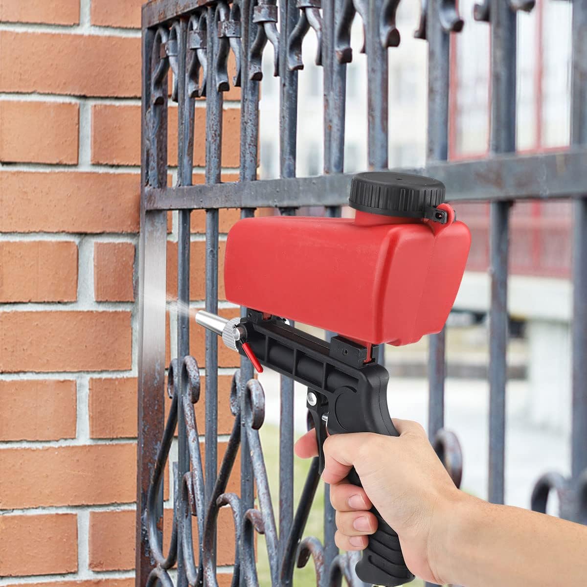 Pneumatische Sandstrahlpistole, Rot