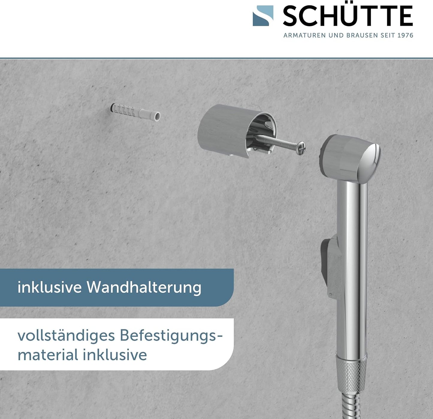 Waschbeckenhandbrause Set mit Schlauch, 78016