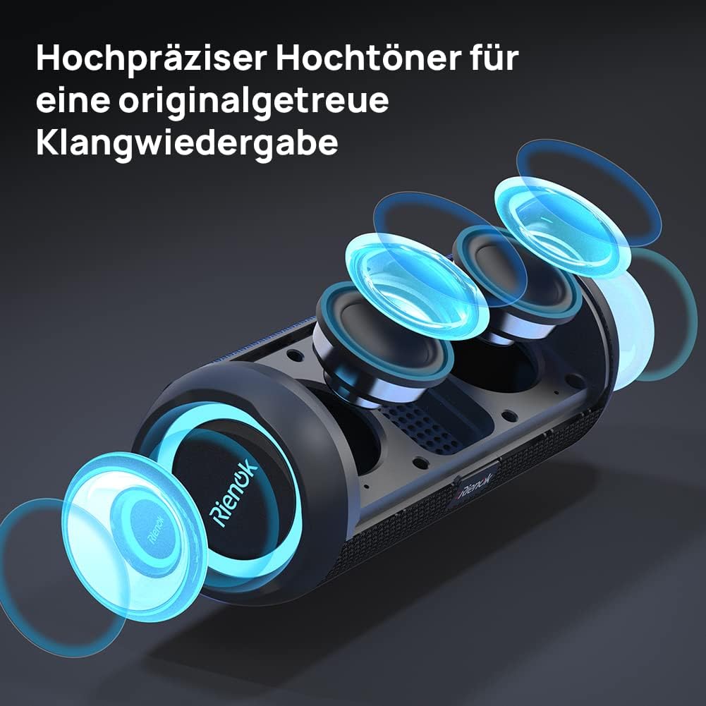 Bluetooth Lautsprecher mit Licht