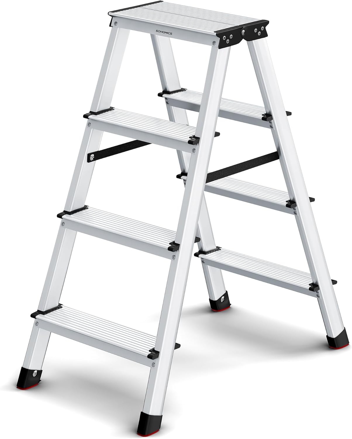 Trittleiter GLT014E01, 4 Stufen (78T x 42B x 81.5H cm)