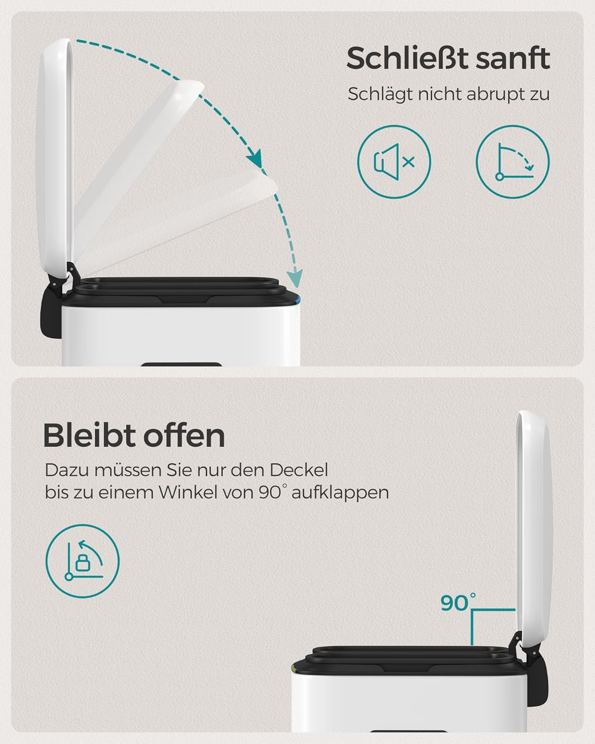 Treteimer, Weiss