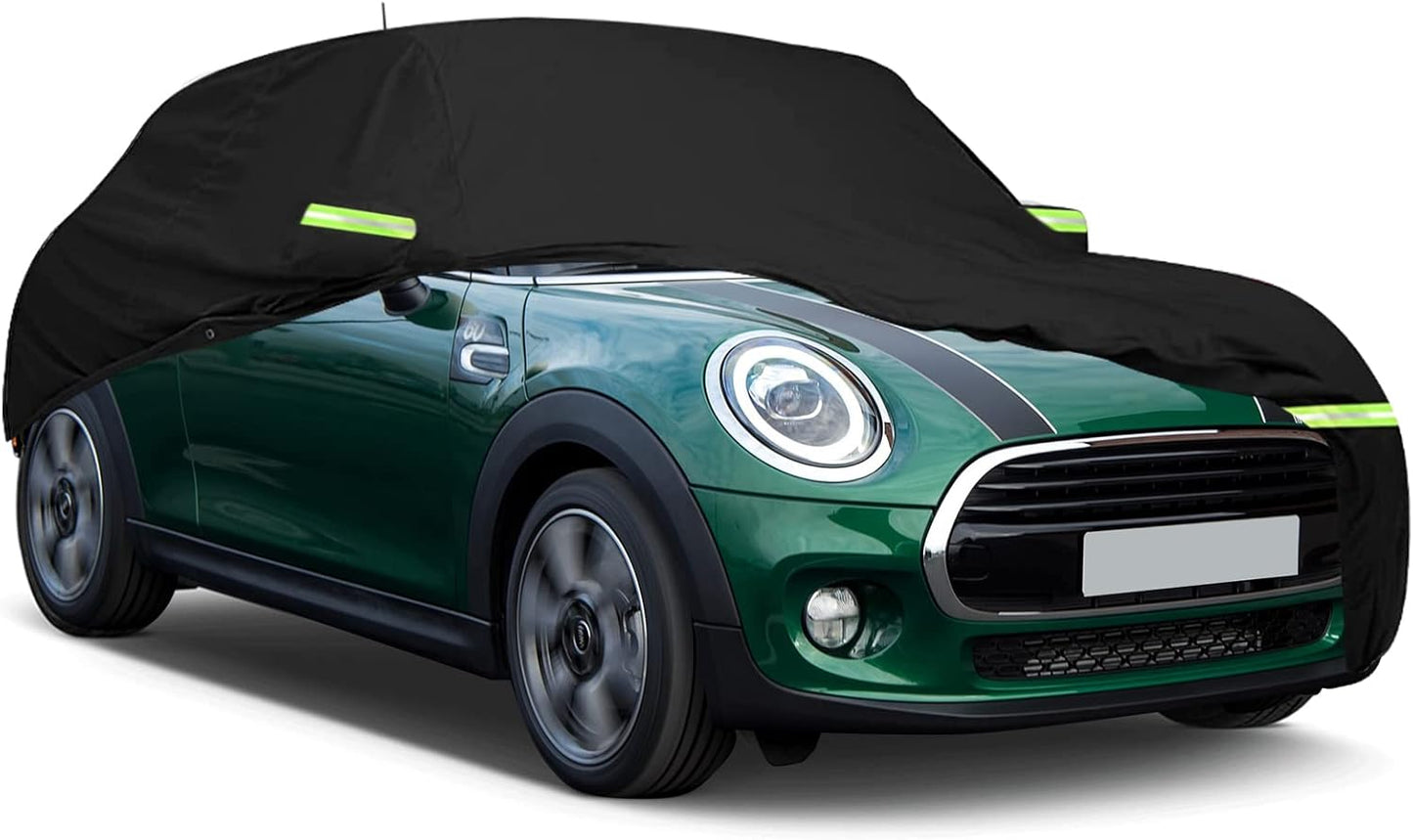 Autoabdeckung für Mini Cooper (Baujahre 2000-2024), Schwarz Massgeschneidert für Mini Cooper 3 Türen 2000–2024