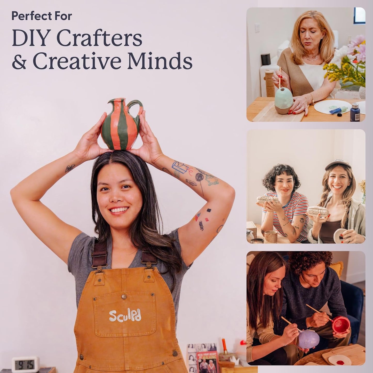 Pottery Starter Kit, Matte Varnish