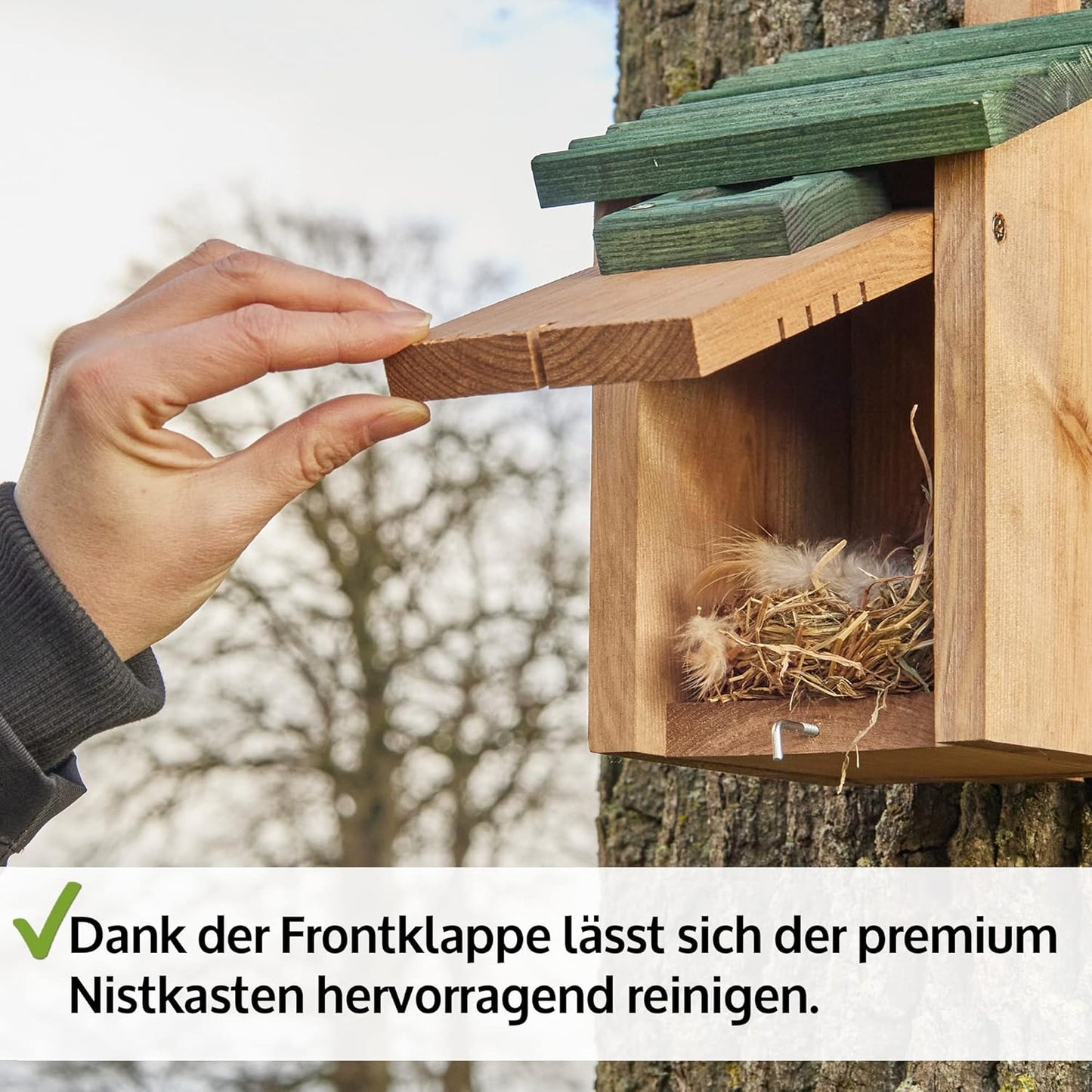 Nistkasten für Wildvögel, Nistkasten Grün