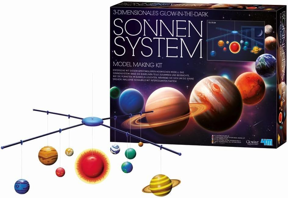 Leuchtendes Sonnensystem Mobile-Bastelset für Kinder