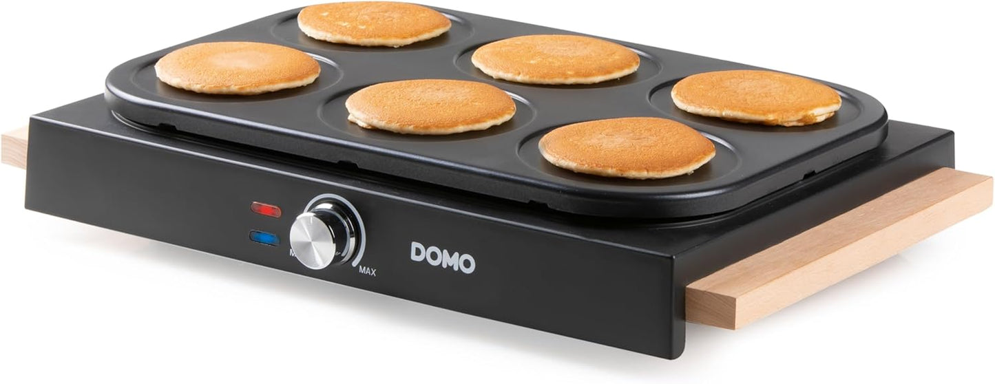 Pancake Maker inklusive Teiglöffel, Wooden finish