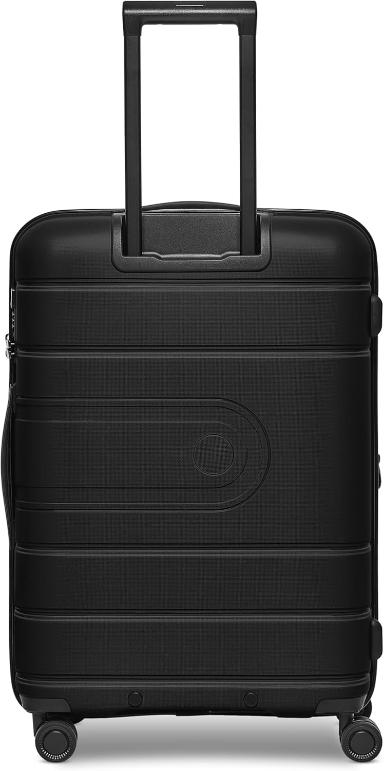 Essentials 11 Hartschalenkoffer-Set mit Dehnfalte, 3-teilig, Schwarz Kofferset+ (3-teilig) erweiterbar