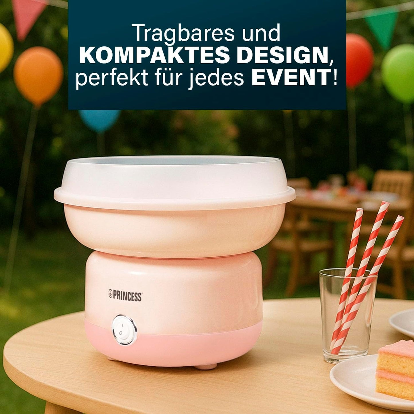 Zuckerwattemaschine mit Zubehör, Zuckerwattemaschine Standard