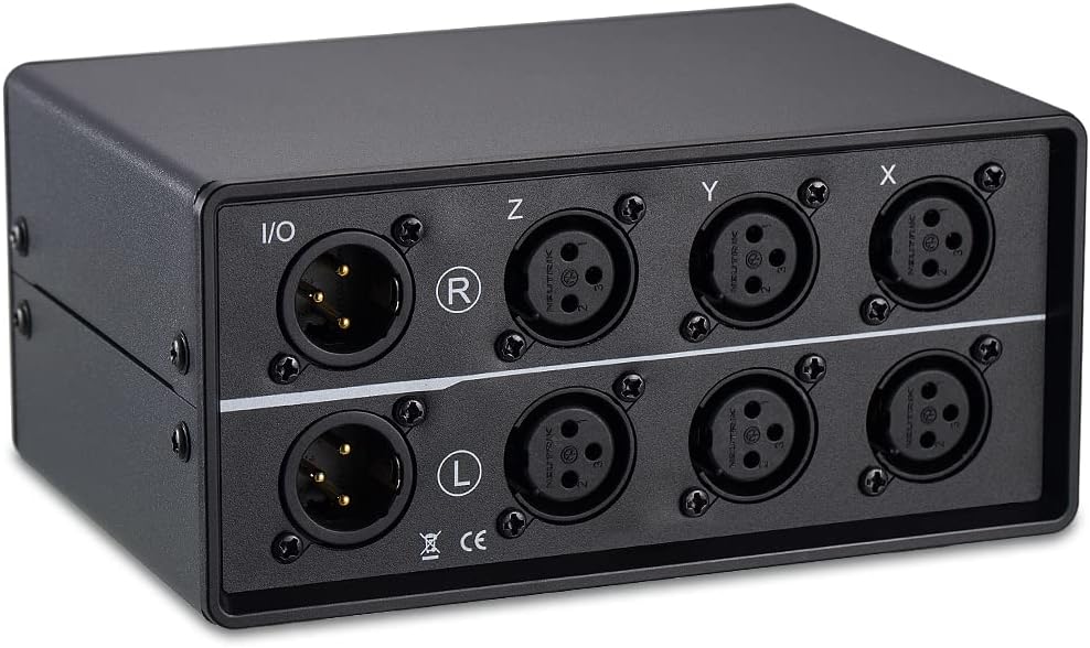 3-Wege XLR Audio Umschalter (MC103 Pro), MC103 Pro 3-IN