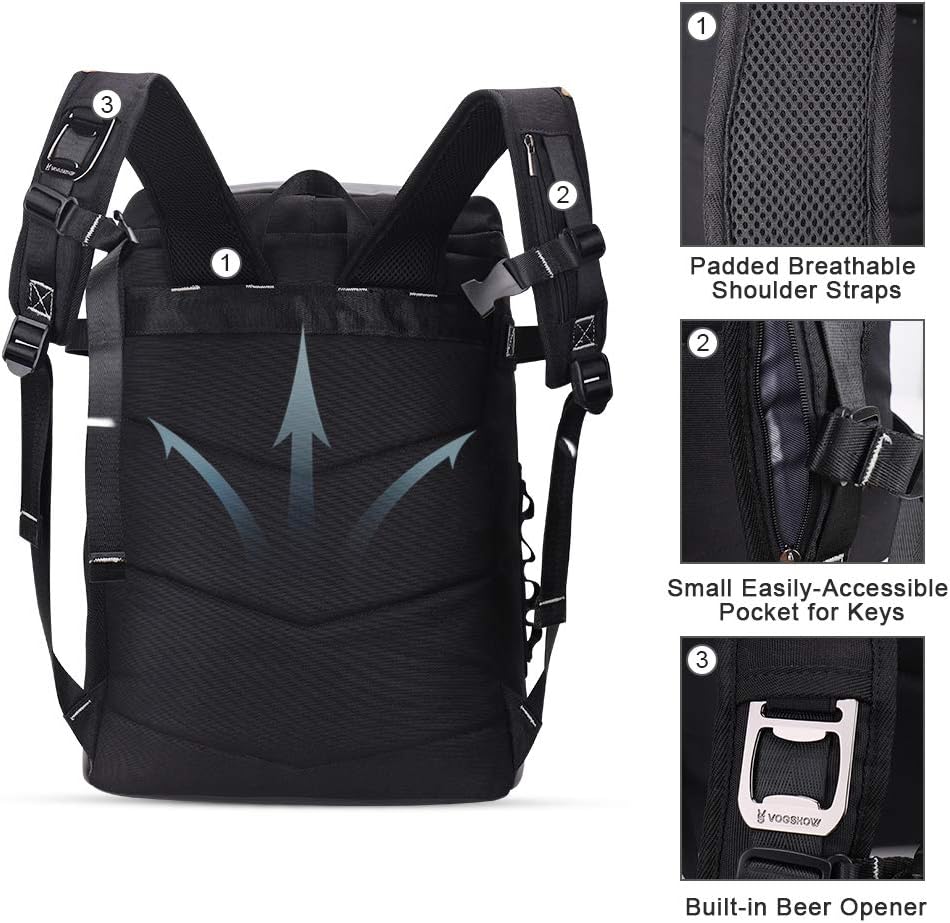 Kühlrucksack, Schwarz