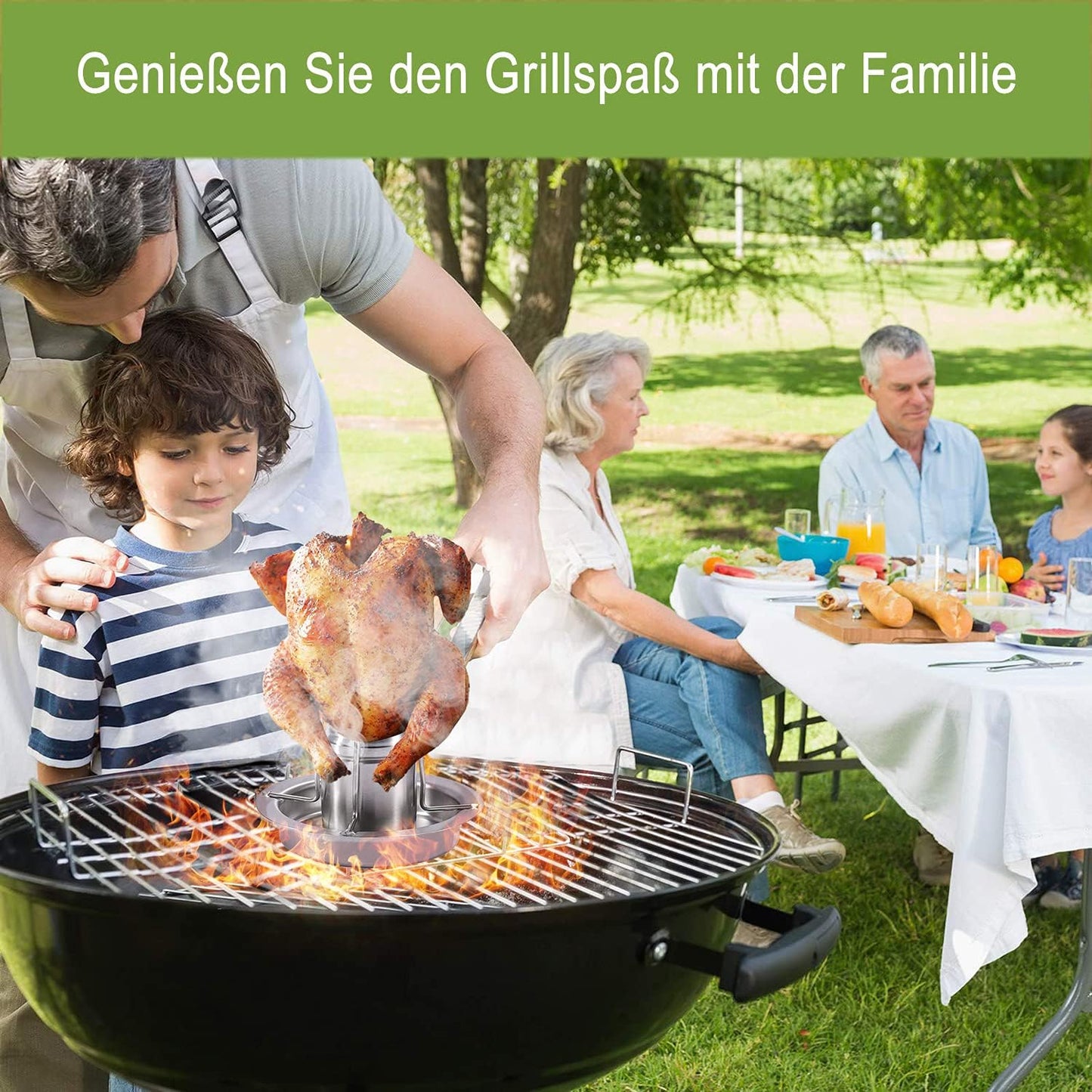 Hähnchenbräter mit Aromabehälter, 1