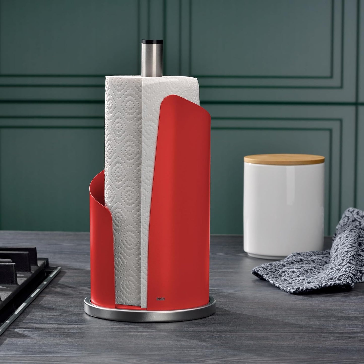 Küchenrollenhalter Stella, Rot