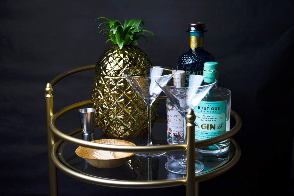 Goldener Ananas-Eiswürfelbehälter, Mehrfarbig