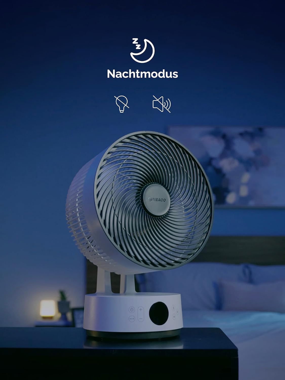 Sefte Tischventilator mit 3D-Oszillation und Fernbedienung, Sefte® 10" Table
