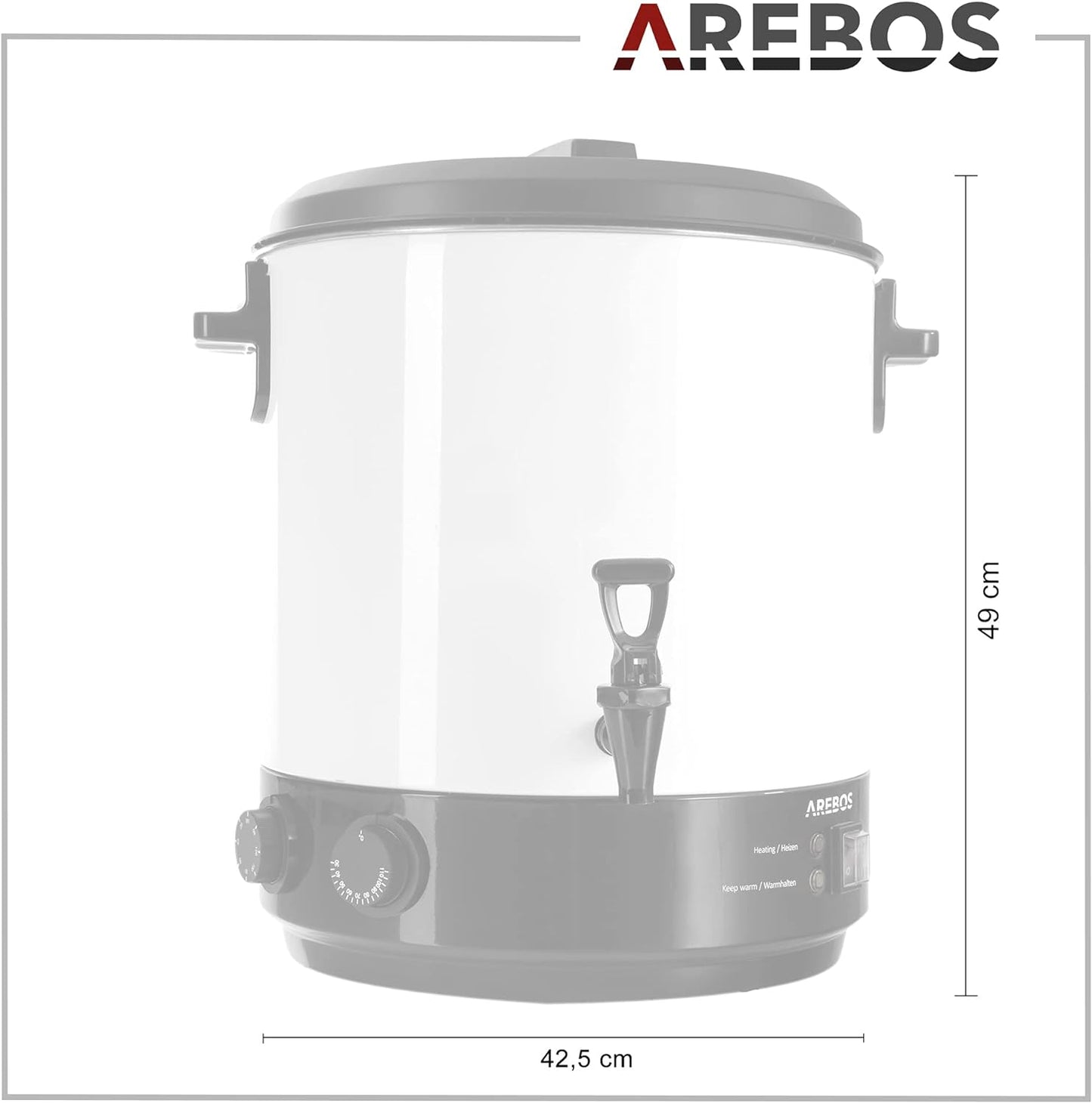 Einkochautomat 1800 W, Weiss