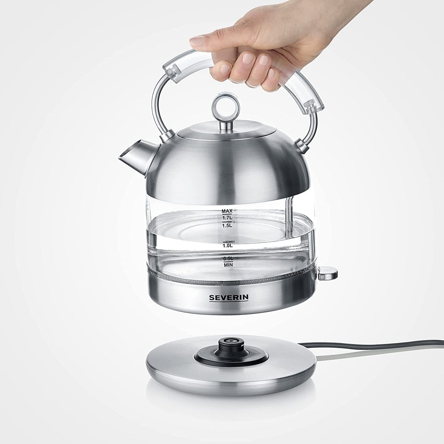 Glas-Wasserkocher Retro WK 3459, 1,7L, Retro-Look
