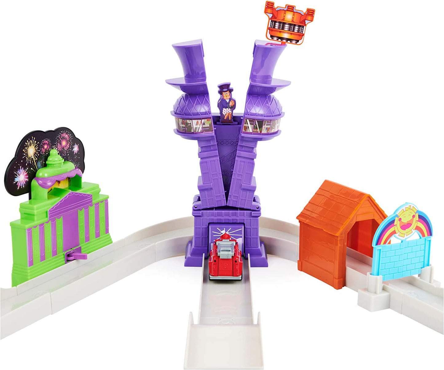 Paw Patrol, True Metal Total City Rescue Movie Rennstrecken-Set, Rennbahn