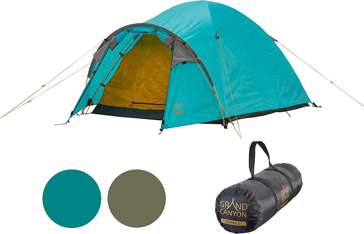 Kuppelzelt TOPEKA 2, Blue Grass, Blue Grass