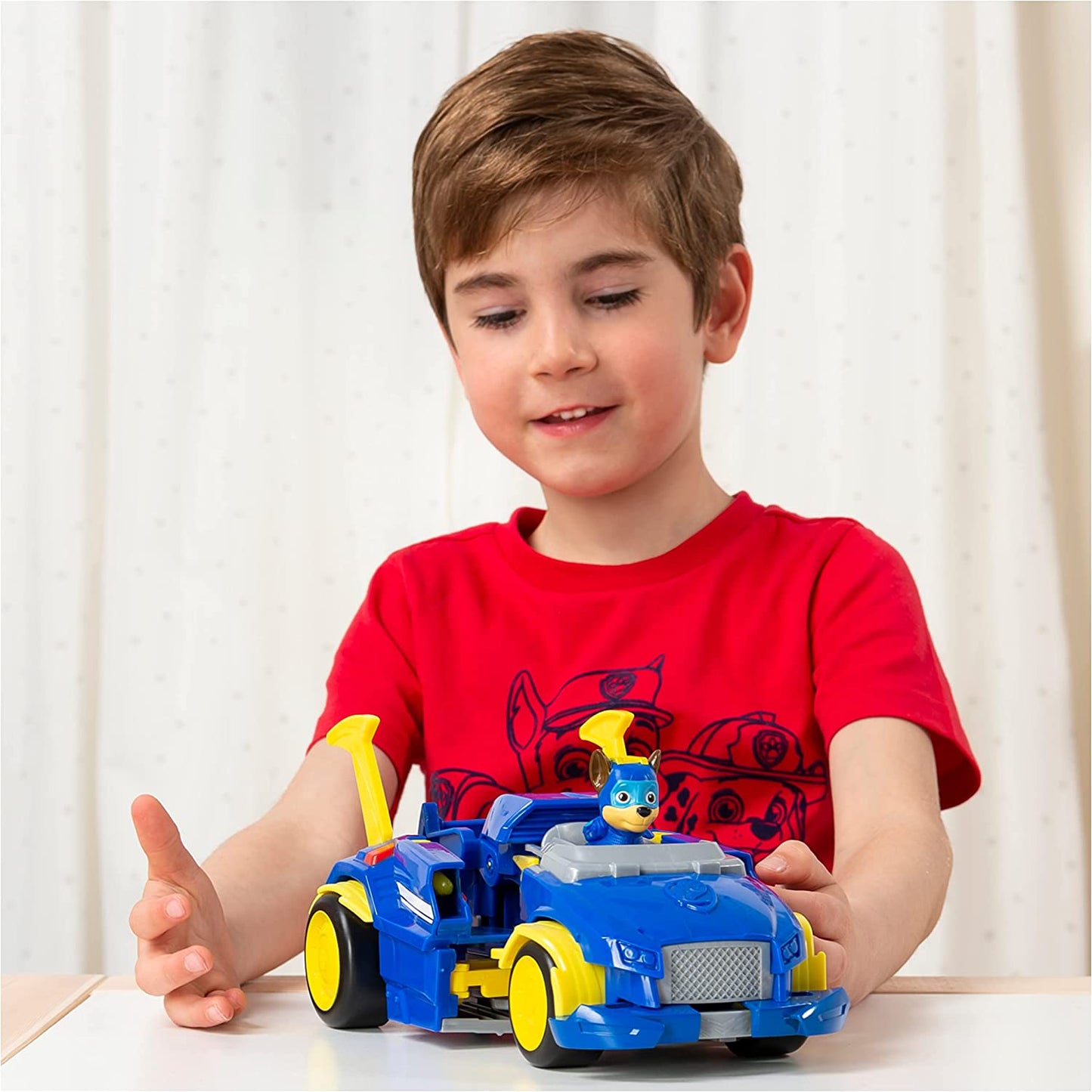 Paw Patrol, Mighty Pups Super Paws - Chases Powered Up Fahrzeug, Spielfahrzeug
