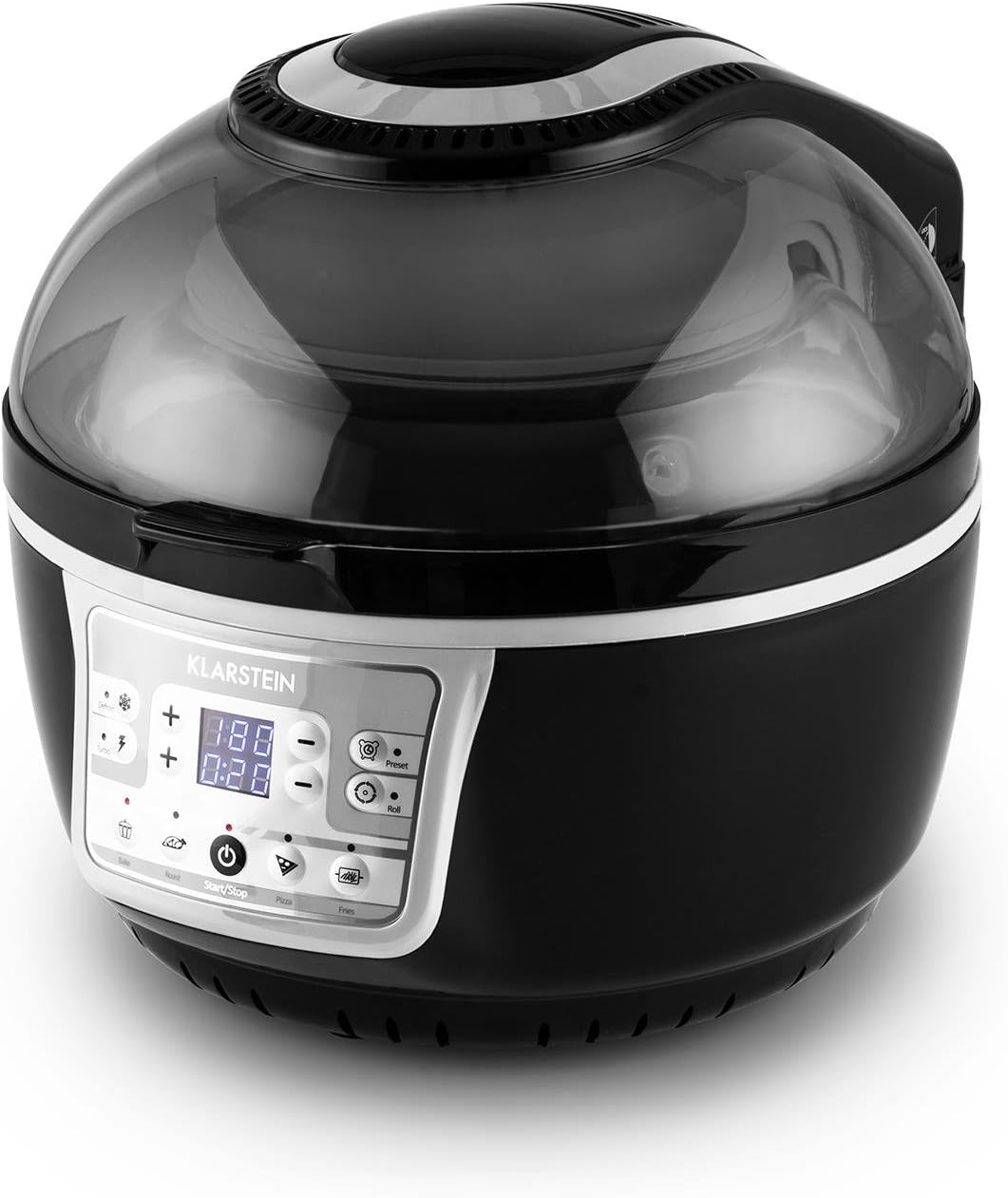 VitAir Turbo Heissluftfritteuse, Schwarz-grau, Turbo