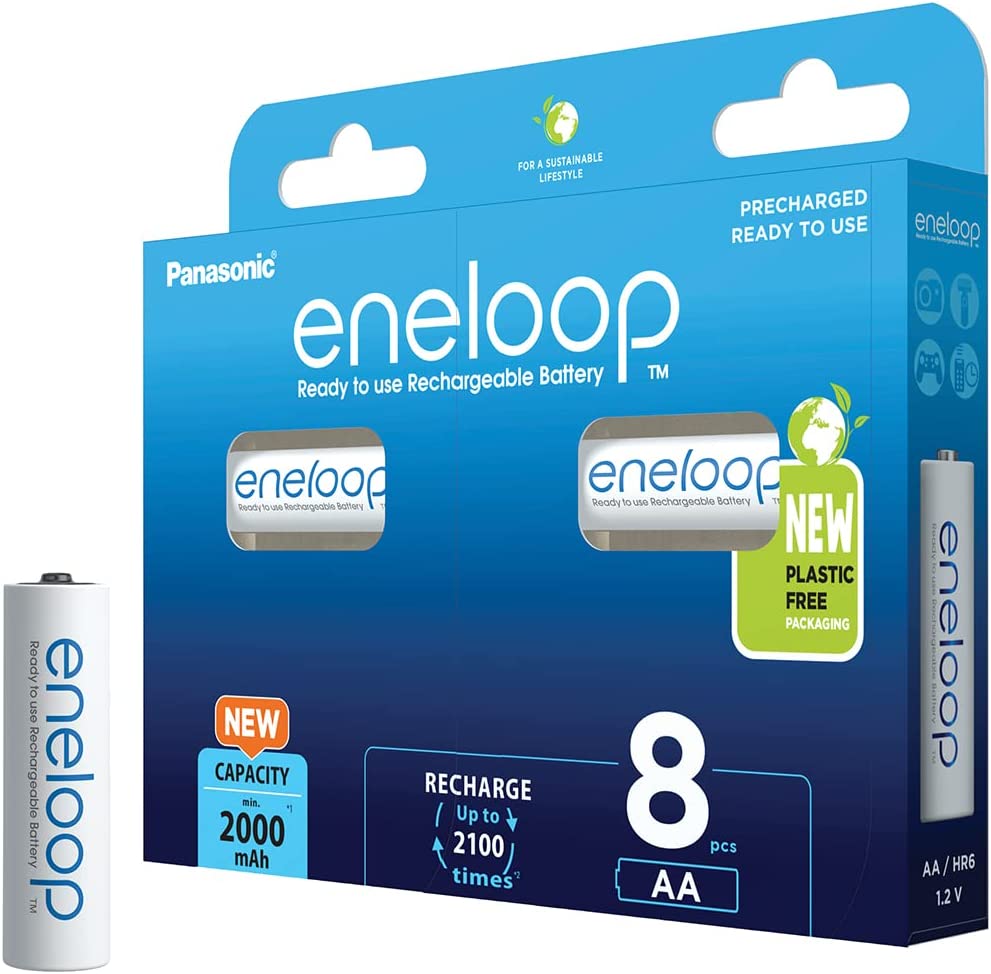 Eneloop, Akku, AA 8 + no case
