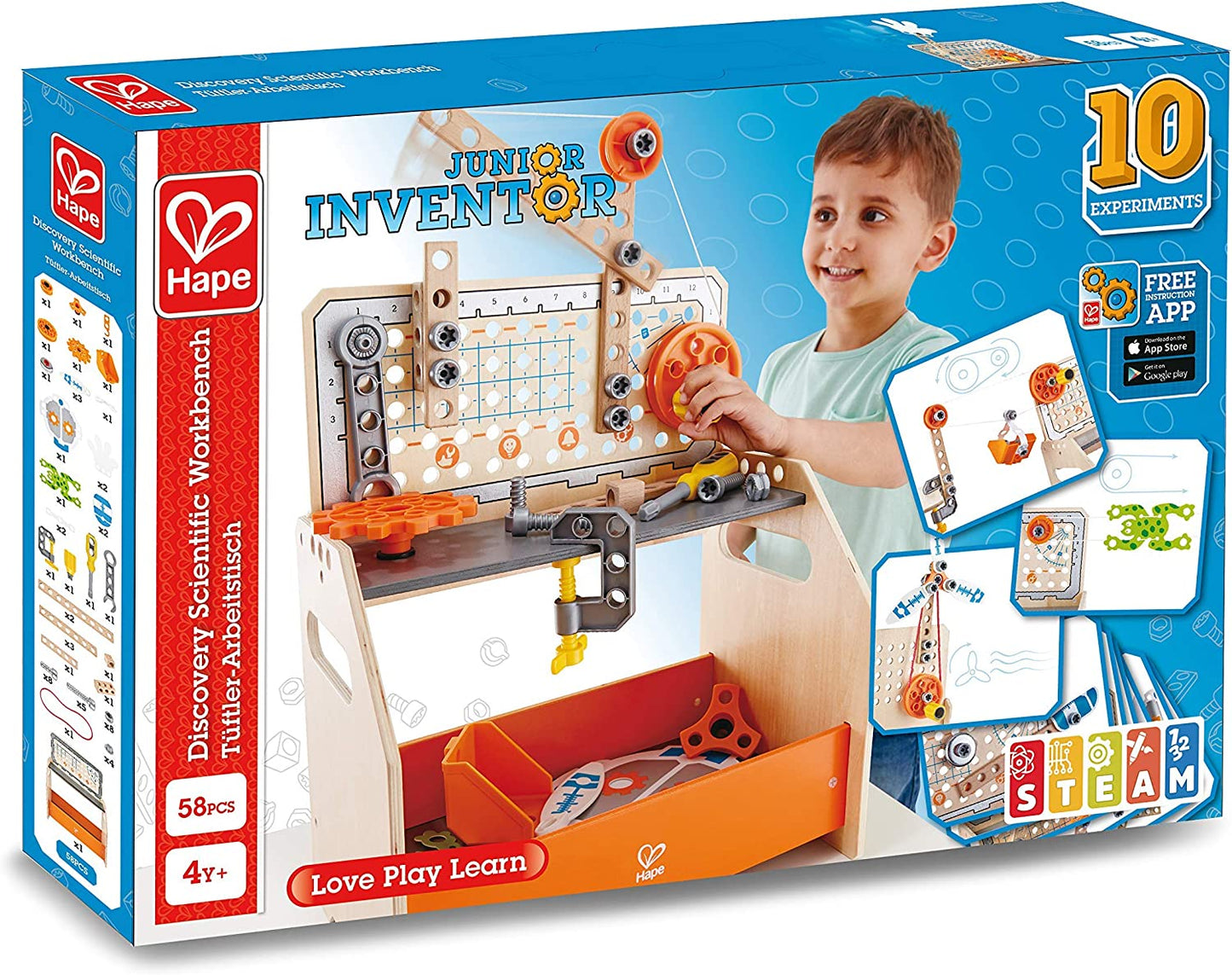 Tüftler-Arbeitstisch, Kinderwerkzeug