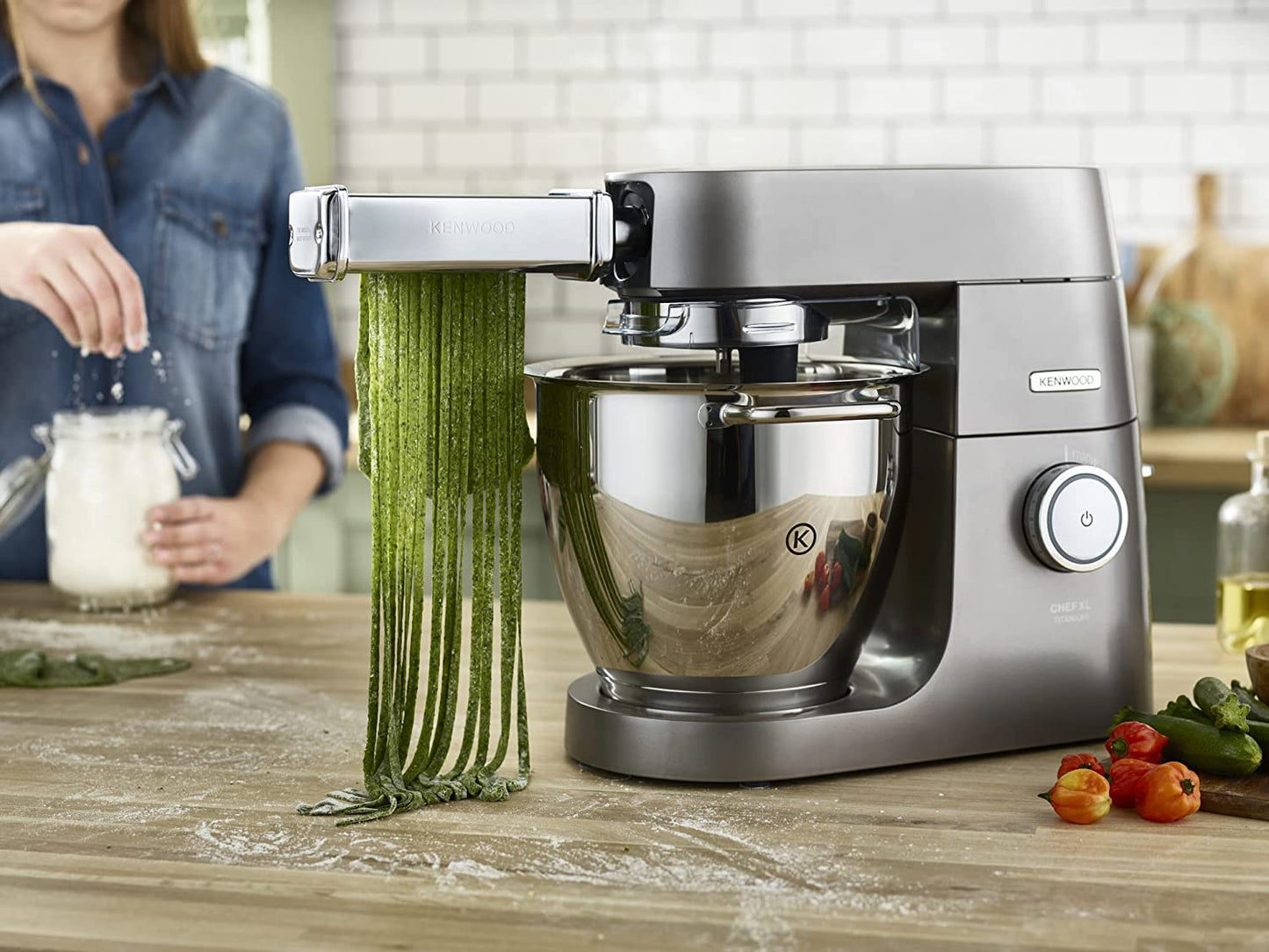 Fettuccine Nudelvorsatz KAX981ME, Aufsatz