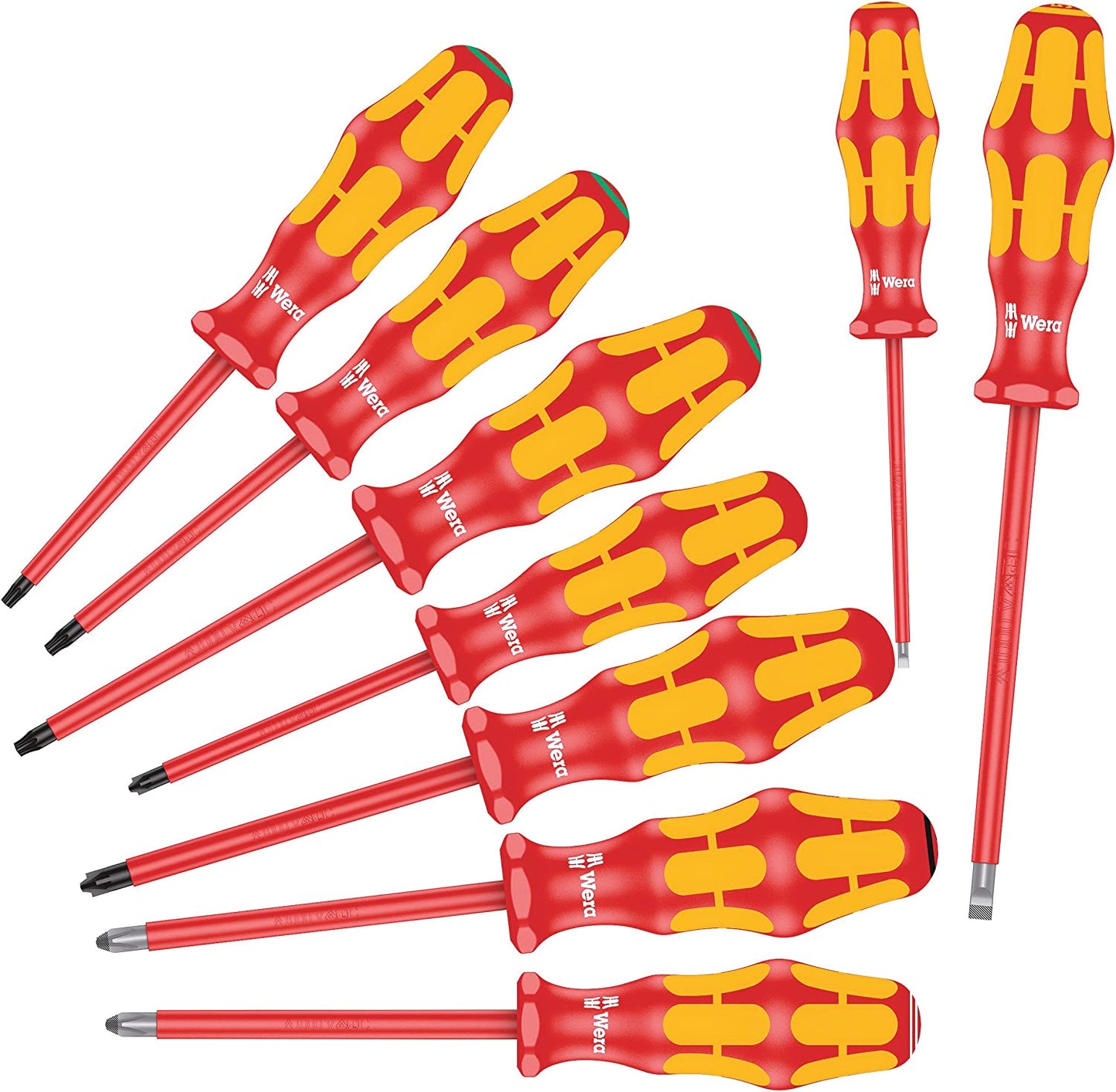 160 i/162 i/167 i/9 Schraubendrehersatz Kraftform Plus Serie 100, VDE