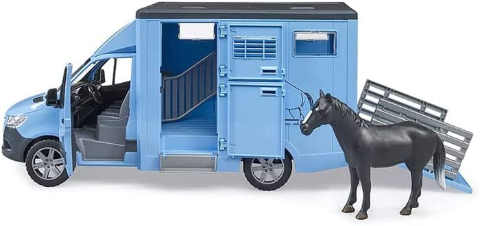 MB Sprinter Tiertransporter mit Pferd, Modellfahrzeug