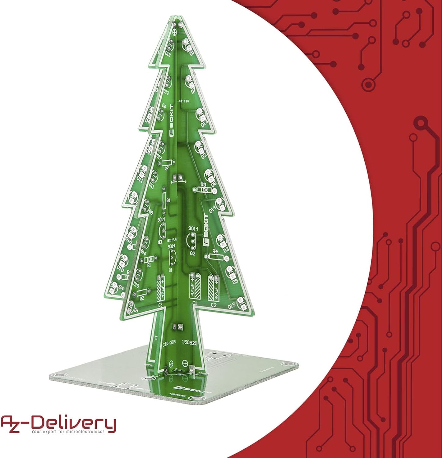 DIY LED Weihnachtsbaum Kit, 3