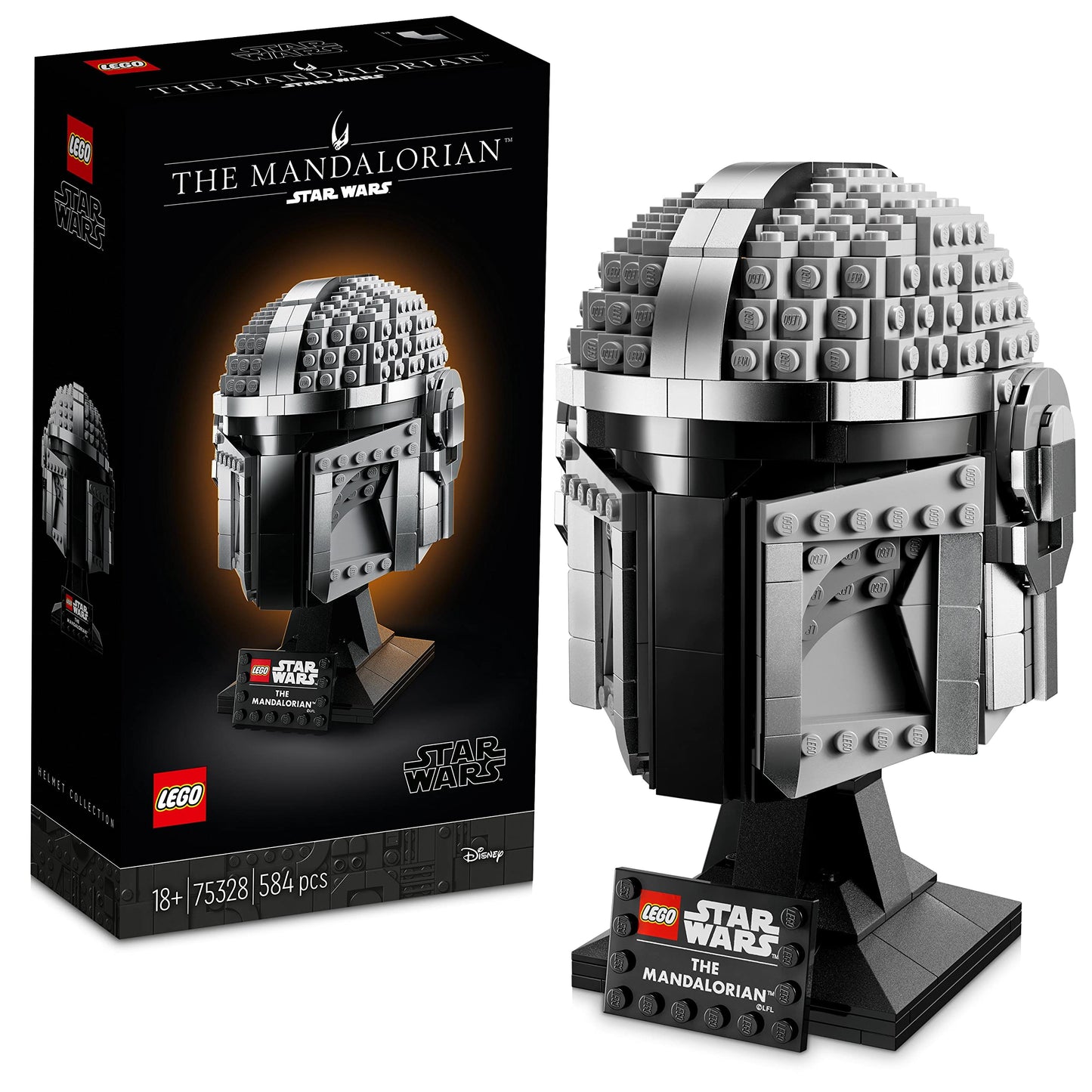 75328 Star Wars Mandalorianer Helm, Konstruktionsspielzeug