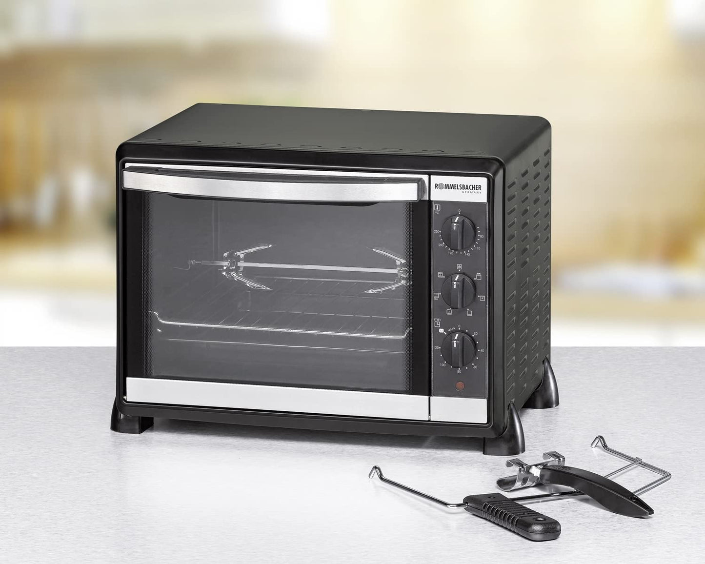 Back & Grill Ofen mit Umluft BG 1550, Mini-Backofen, 30 Liter