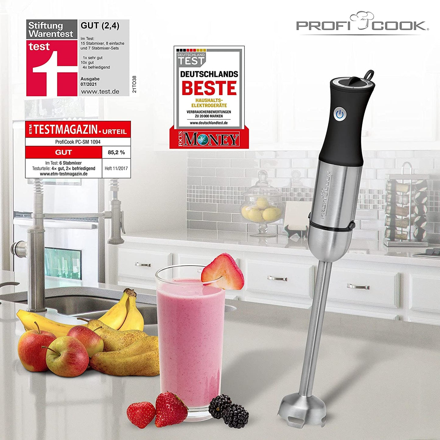 PC-SM 1094, Stabmixer, Kompaktstabmixer Pc-sm 1094 1000w