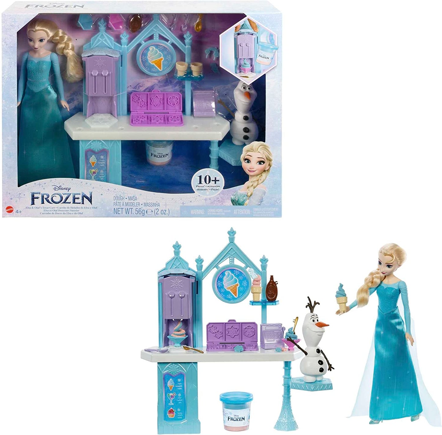 Disney Die Eiskönigin Elsas und Olafs Eiscreme-Stand, Kulisse