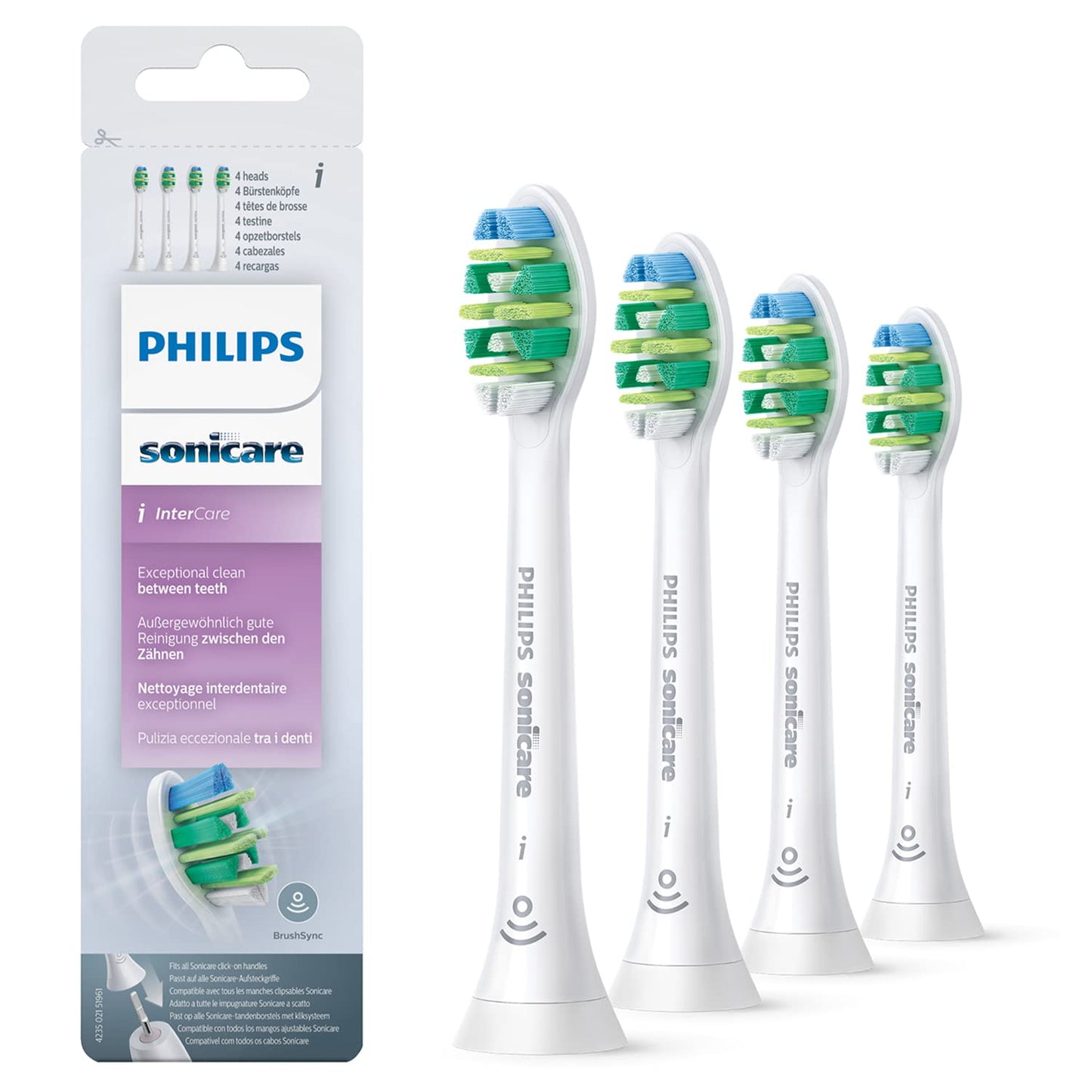 Sonicare HX9004/10 i InterCare Standard 4er, Aufsteckbürste