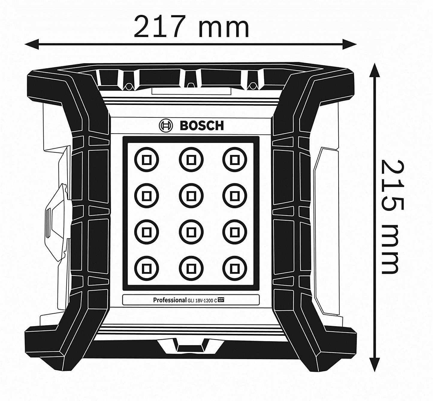GLI 18V-1200 C, Arbeitsleuchte, GLI 18V-1200 C