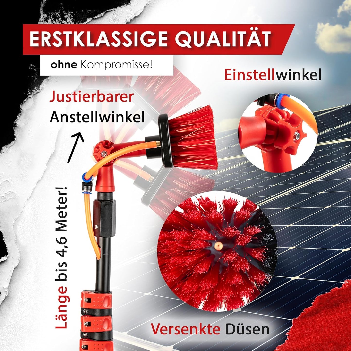 Teleskopbürste, 7 Meter
