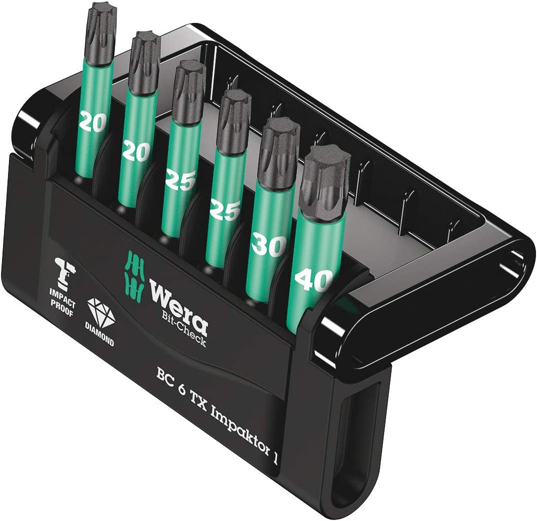 Bit-Check 6 TX Impaktor 1, 1/4", 6-teilig, Bit-Satz